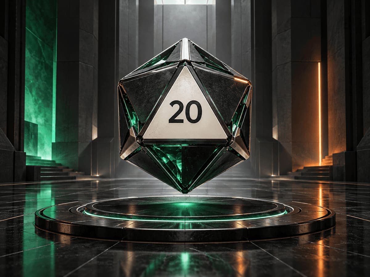 Card art for the Natural 20 look
