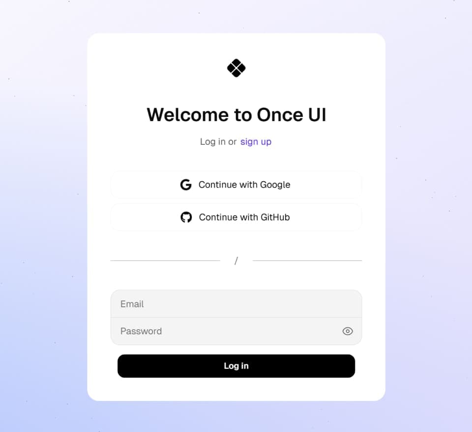 Illustration for Authentication copy-paste block