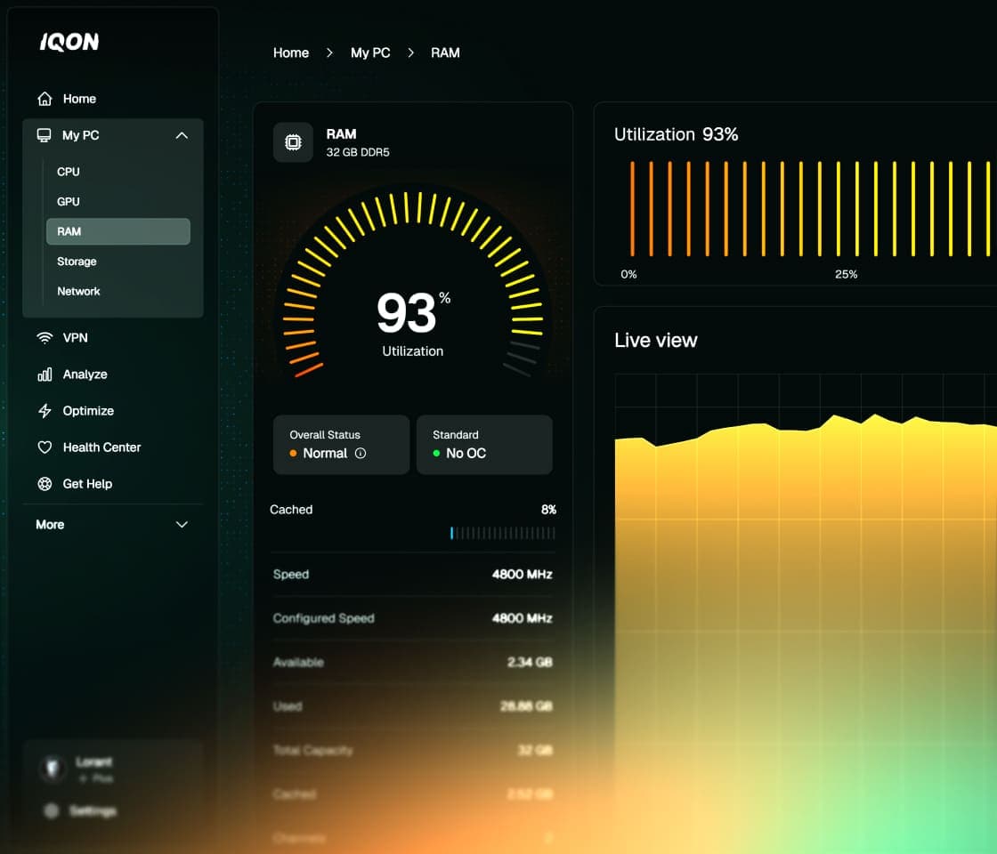 Product image of the IQON app