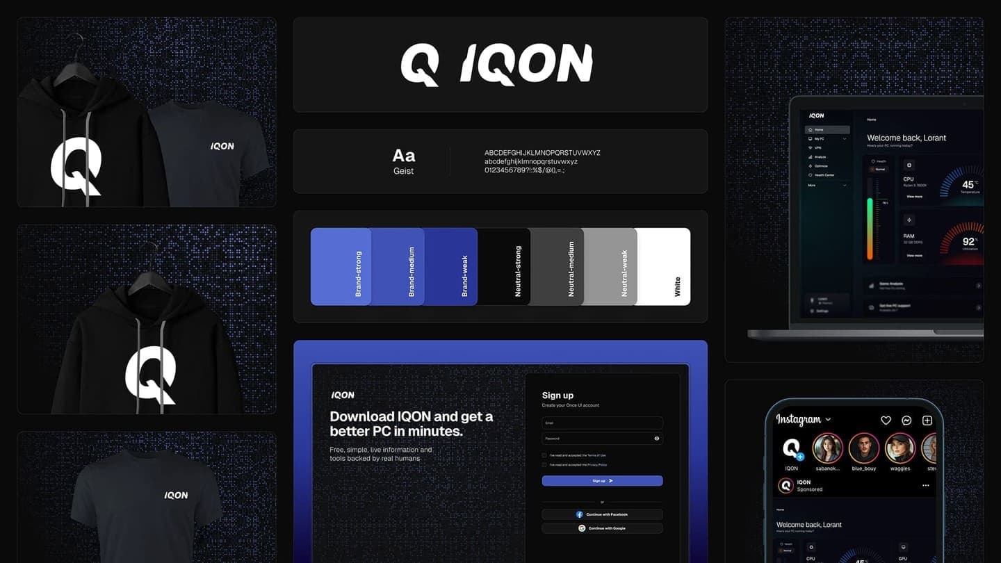 IQON app montage