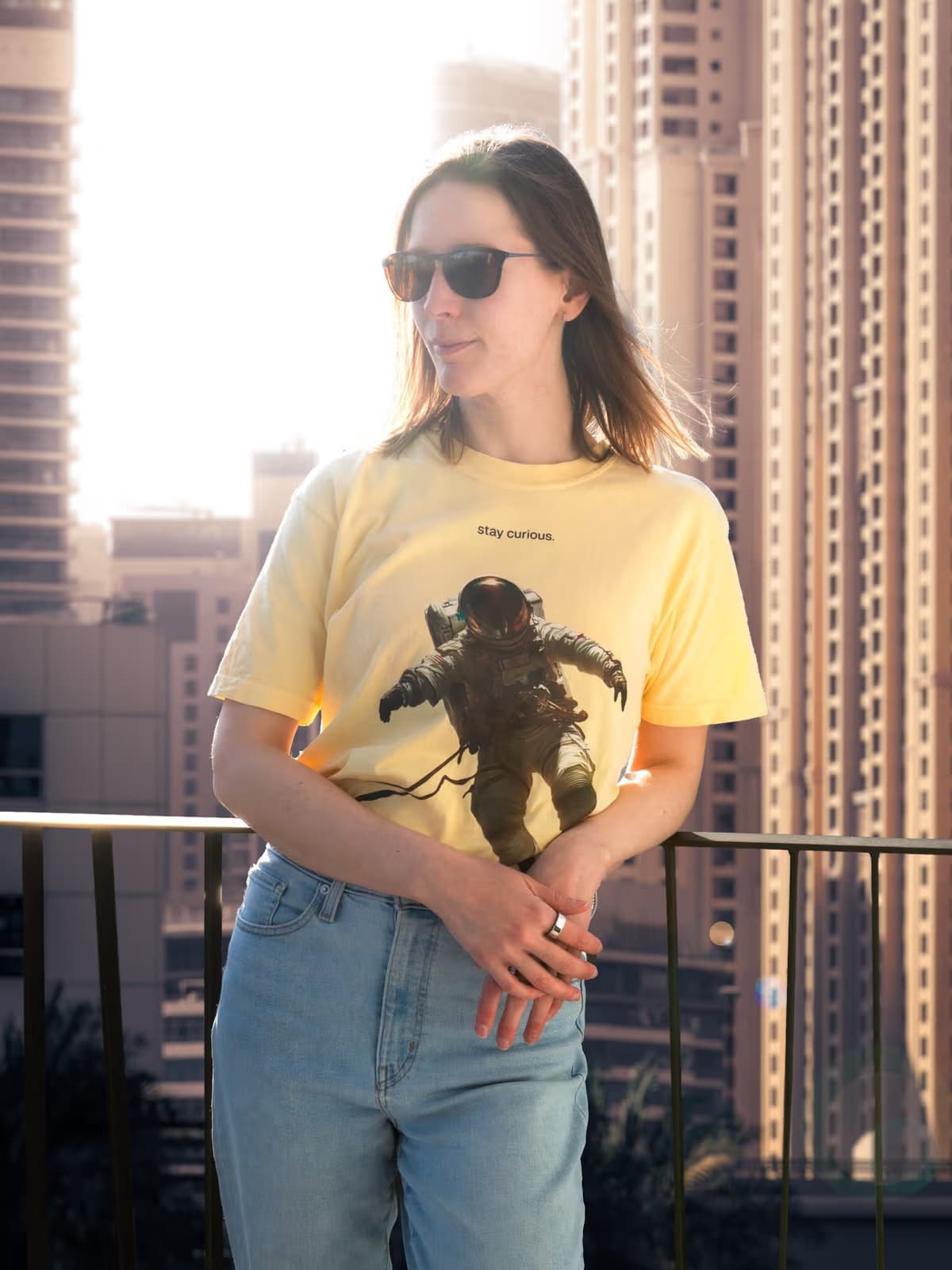 T-shirt lifestyle image