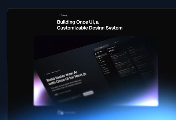 Magic Portfolio – Once UI