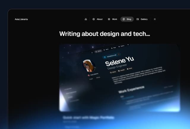 Magic Portfolio – Once UI