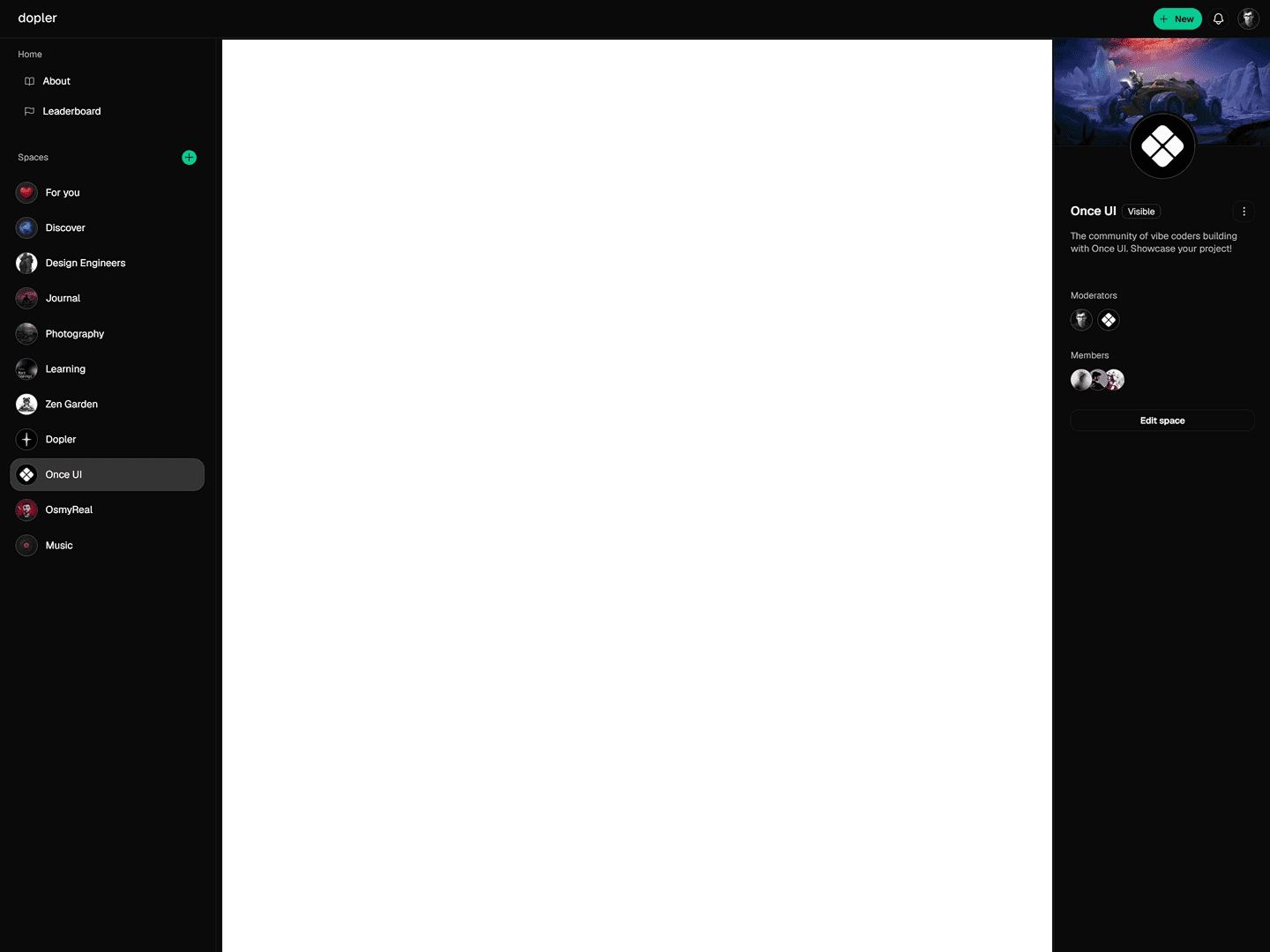 Supa Social product mockup from Once UI Pro