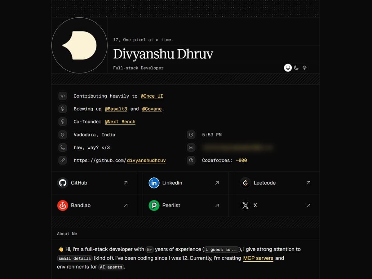 Divyanshu Dhruv