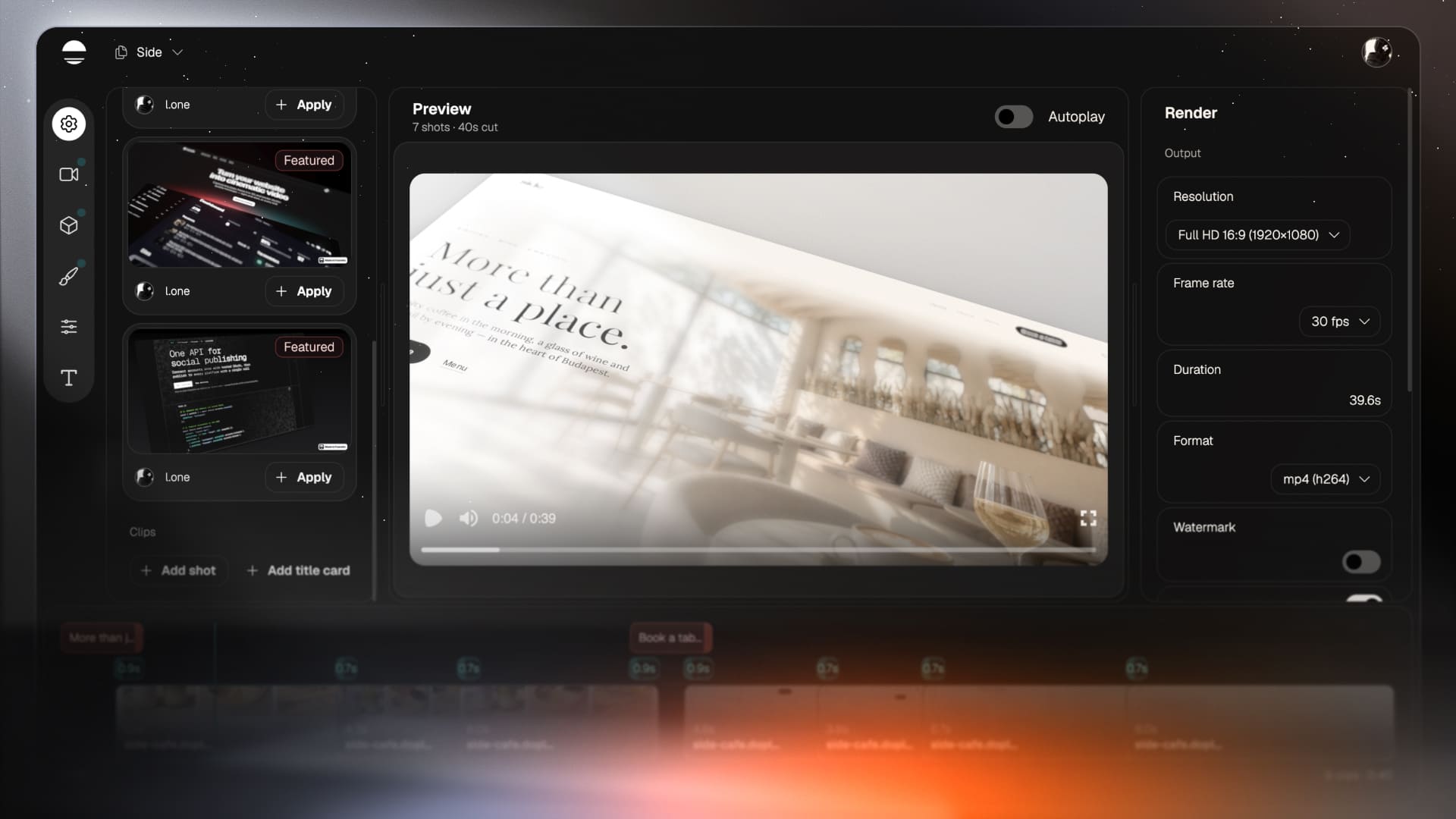 Frametic — Motion for the web