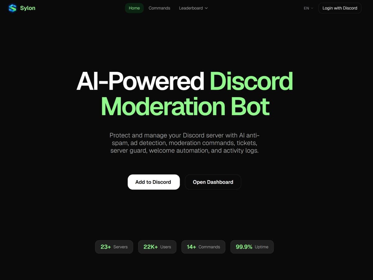 Sylon: Discord bot